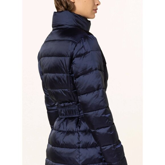 Ted Baker Aliciee Quilted Navy Belted Coat - Size 0/2 US - New with Tags - Picture 3 of 13